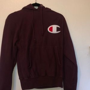 A Champion sweatshirt